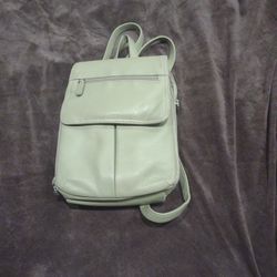 Vintage Hillard And Hanson Leather Backpack 