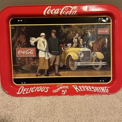 Vintage Coca Cola Tray 1987