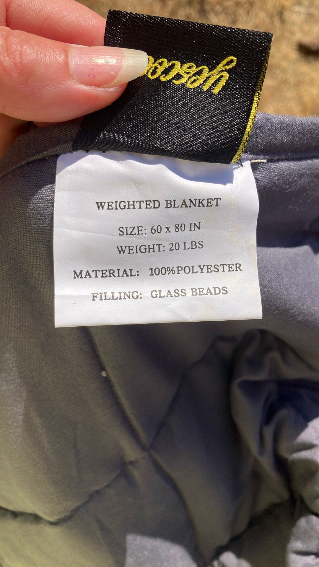 Grey Weighted Blanket