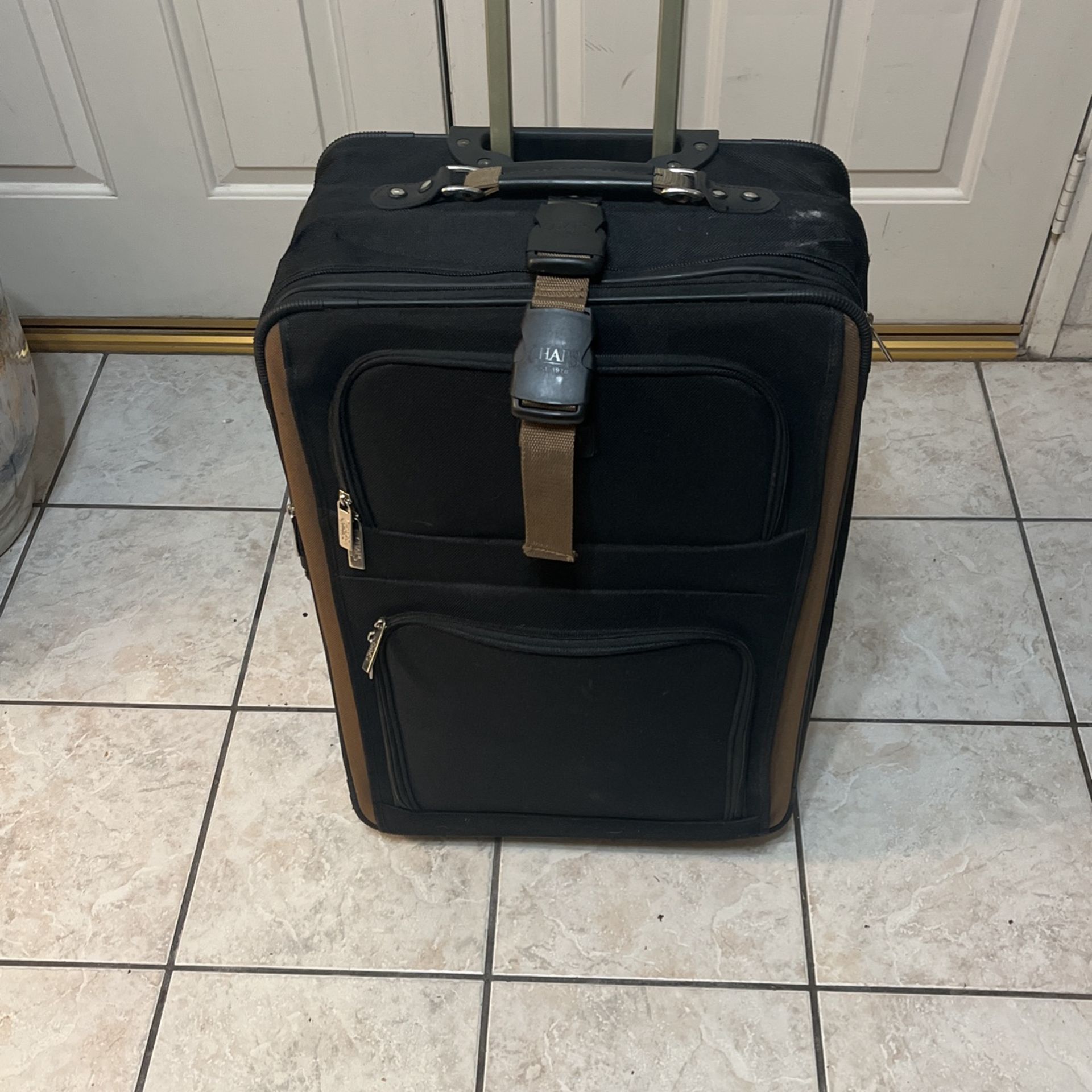 26 Inches Vintage Check In Chaps Luggage