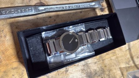 Movado tungsten sapphire glass face