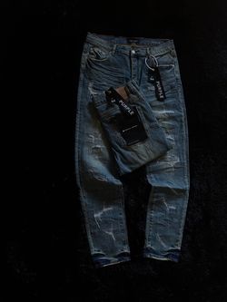 Purple jeans