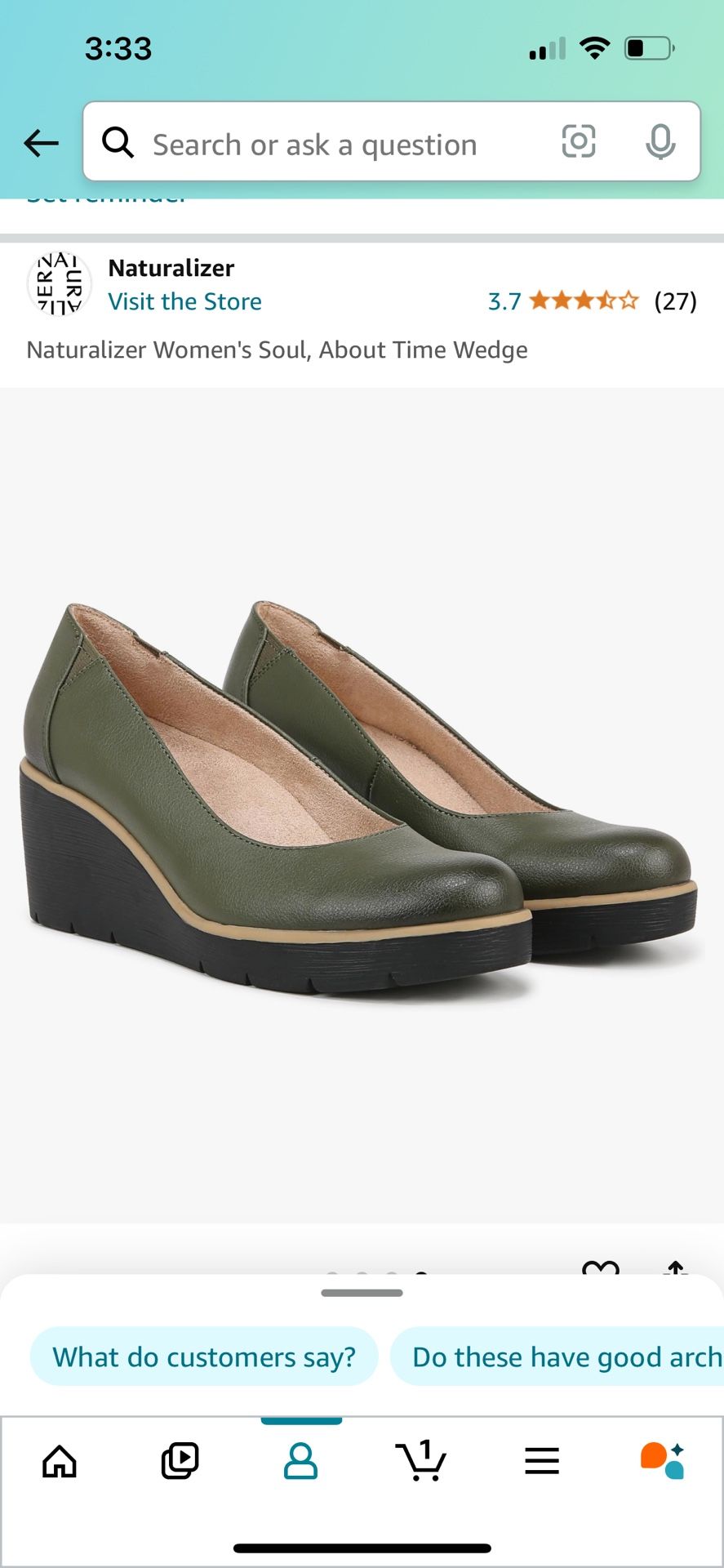 Naturalizer Women's Soul, About Time Wedge