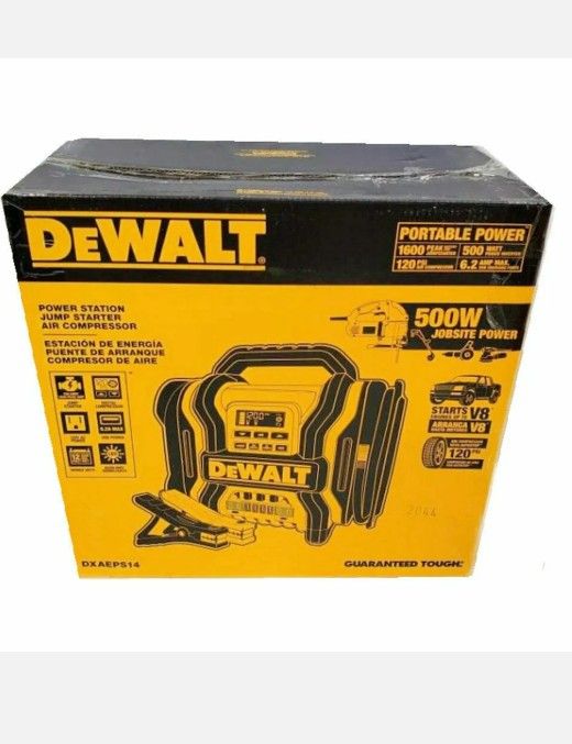 DEWALT POWER STATION Jumper Starter Air Compressor 