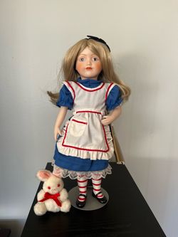 Alice in Wonderland porcelain doll