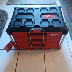 New Milwaukee PACKOUT 3-Drawer Tool Box 48-22-8443