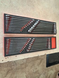 Snap-on 38 pc master combination wrench set.