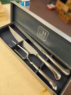 Vintage Oxford Hall Silversmiths Stainless Carving Set