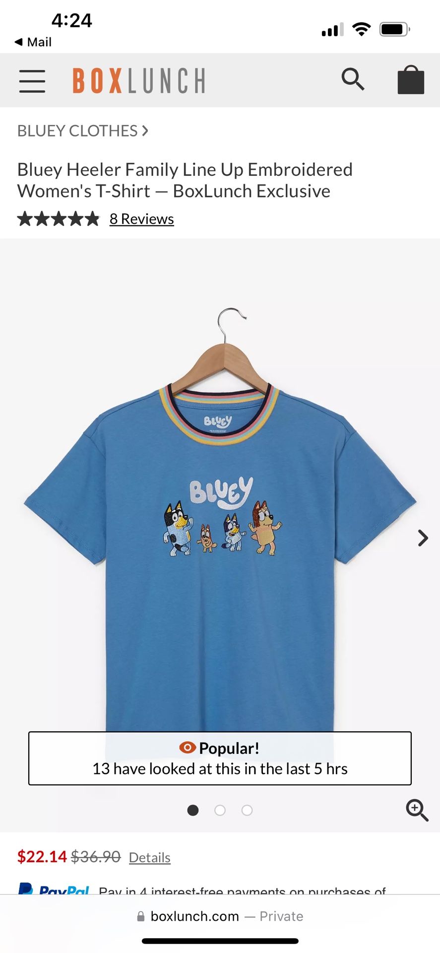Bluey Adult Shirt