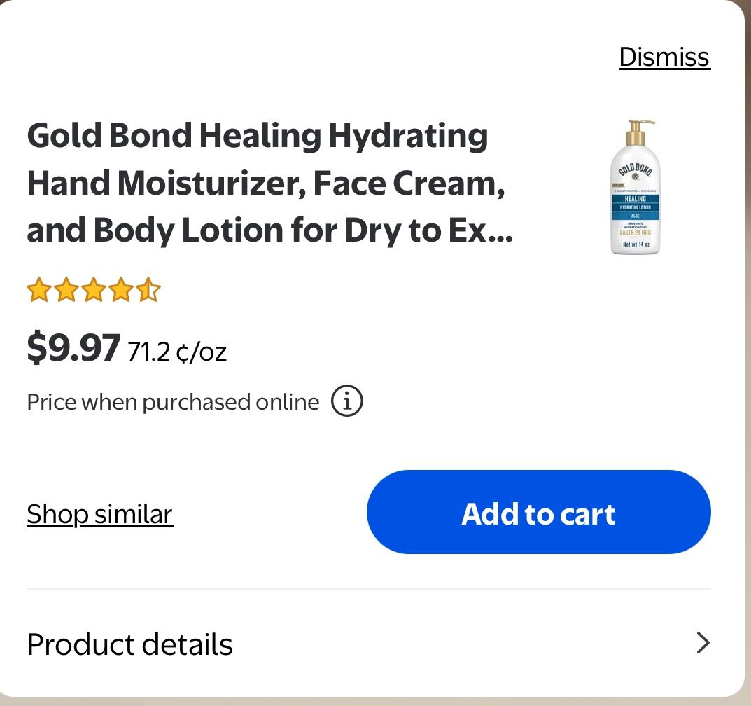 Gold Bond Healing Hydrating Lotion