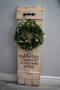 Rustic Farmhouse Handmade Sign