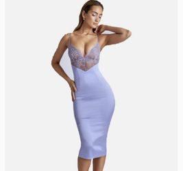 Brand new Oh Polly Satin Dress Size L