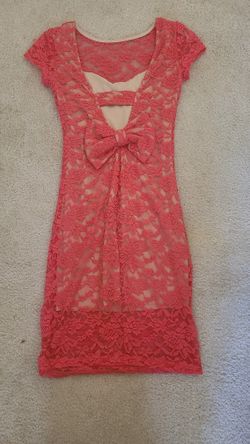 Lacy Red Dress