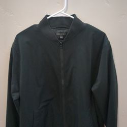 Banna Republic Black Bomber Jacket Size L