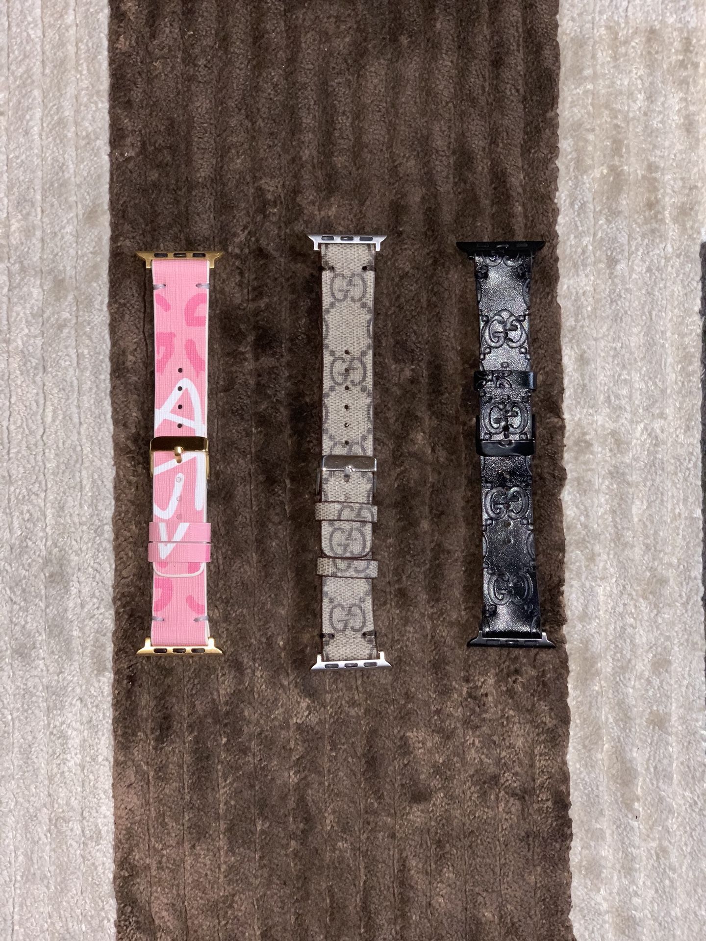 LOUIS VUITTON, GUCCI, BURBERRY, and MCM AUTHENTIC CUSTOM APPLE WATCH BANDS  for Sale in Los Angeles, CA - OfferUp