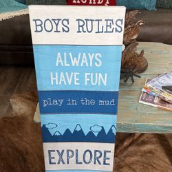 Boys Room Picture decor 