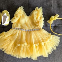 New baby frock set 0 -3 months