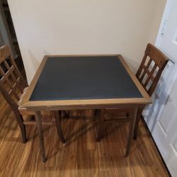 Antique Table And Chairs (2)