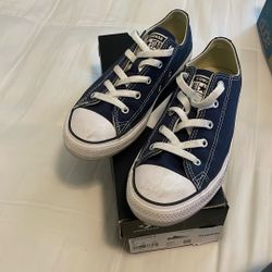 converse size 3 navy blue