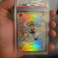 ONE PIECE JAPANESE OP11-A FIST OF DIVINE SPEED. PSA 10