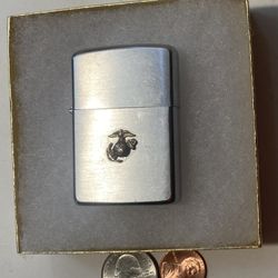 Vintage Zippo Marine Corps Emblem