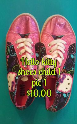 Hello kitty shoes child size 1