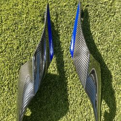 OEM Yamaha R1M Carbon Fiber Side Tail Fairings (Left & Right Set) – 2015–2024 – B4S-21711-00