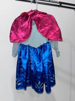 Frozen Anna Girls Costume Dress with Cape