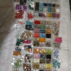 GIANT BIN OF BEADS