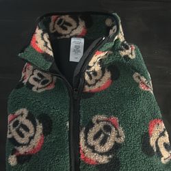 Disney Holiday Zip Fleece Jacket - Large *BRAND NEW WITH TAG*