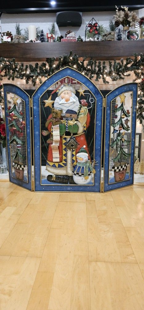 Metal Fireplace Screen