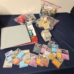 Pokémon Card Lot and Mega Blocks