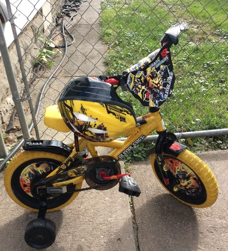 Transformer BumbleBee bike w/Helmet