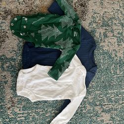 Newborn long sleeve onesies