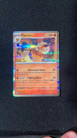 Flareon Pokemon Card 