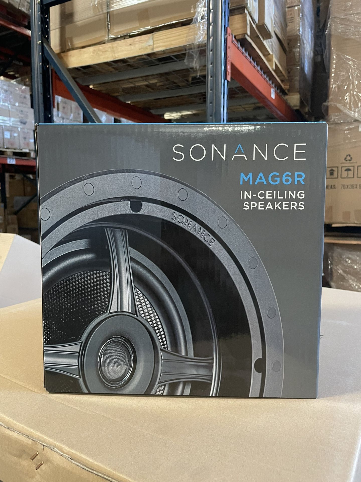 Sonance - MAG6R - Mag Series 6-1/2" 2-Way In-Ceiling Speakers (Pair) - Paintable White