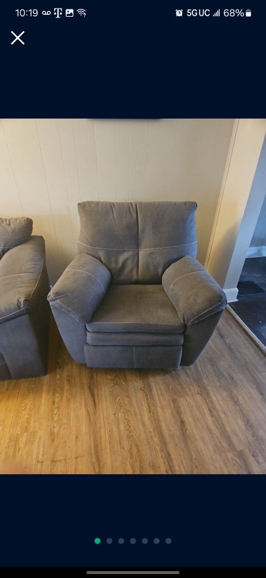 Love Seat And Reclining chair
