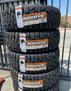 37x12.50R17 Arroyo RT 4 LLANTAS NUEVAS INSTALADAS Y BALANCEADAS ESTILO OFFROAD