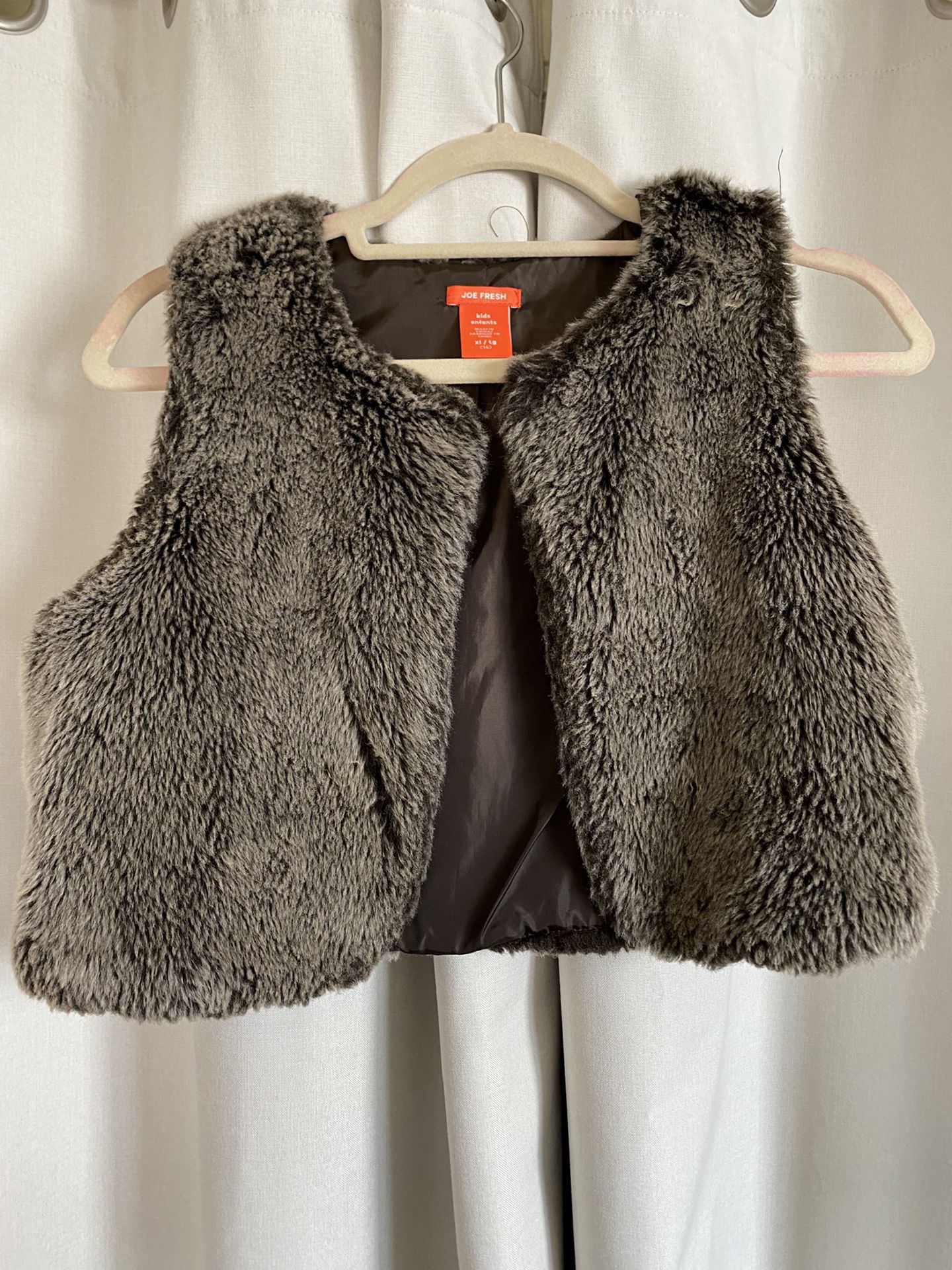 Girls Faux Fur Vest Size 14
