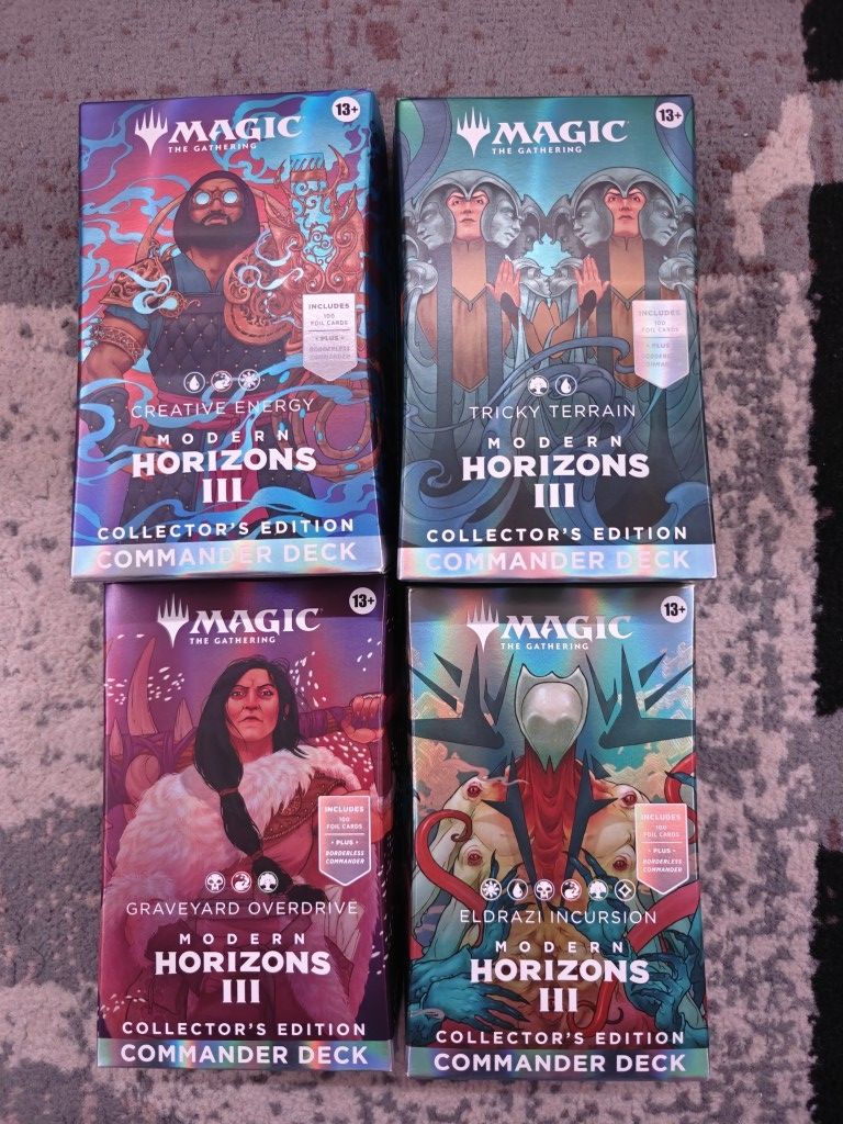 Modern Horizons 3 Commander Deck Display (Collector's Edition) Set Of 4