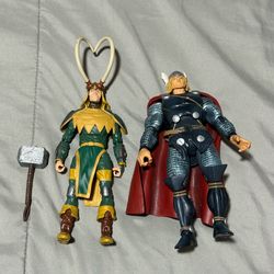 Marvel legends Thor and Loki