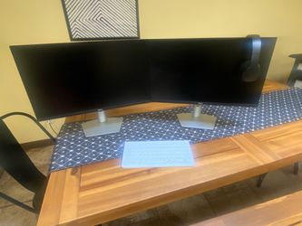 Dual Dell 24 Monitors