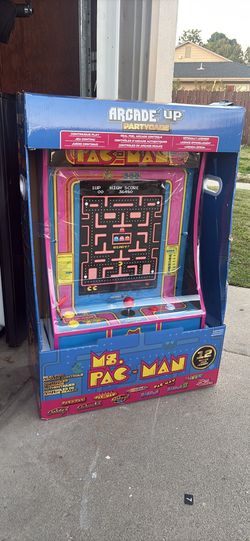 Ms. Pac-Man Arcade1Up Partycade • 12 Juegos • Nueva en Caja
