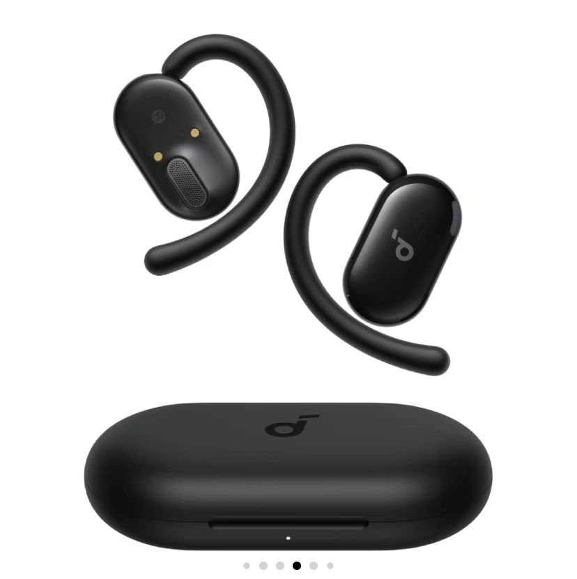 Soundcore V20i, Open-Ear Headphones,Rotatable Ear Hooks, Punchy Bass, 36H Playtime, IP55, LED, Bluetooth 5.4 Springtok