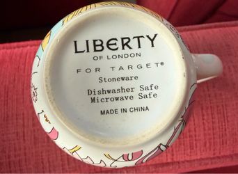 Liberty of London for Target Floral 4 Mugs and Platter Set