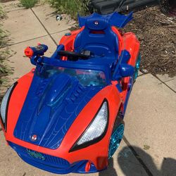 Battery Powered SpiderMan Electric Car