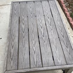 Metal Sofa And Table