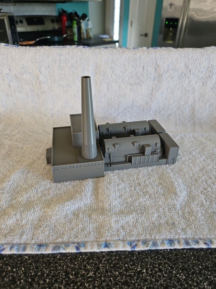 Unpainted Power Plant( N-scale )