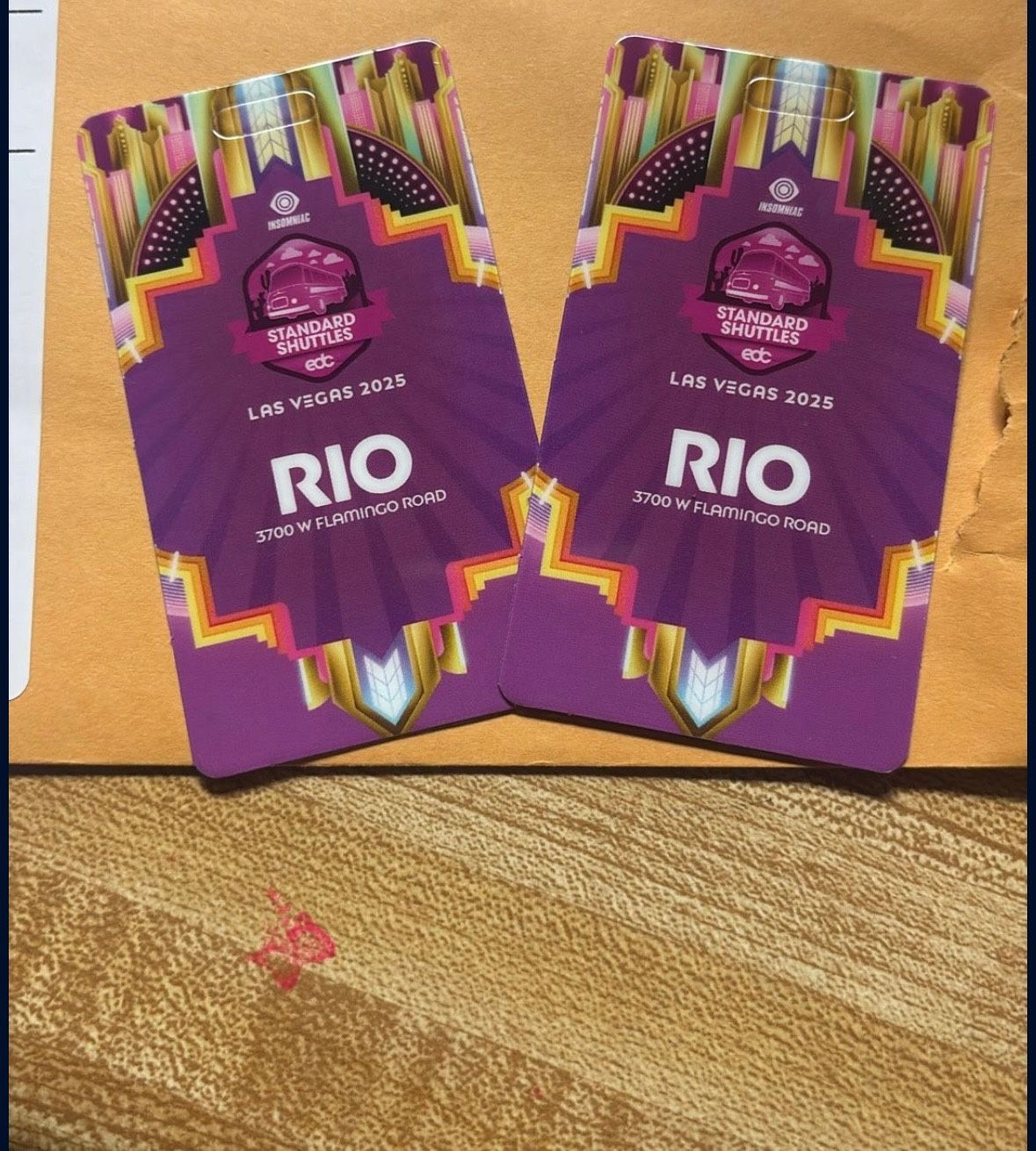 EDC shuttle Pass For 3 Days 2025