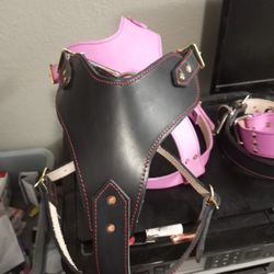 Dog Harness All Sizes 100% Leather Heavy Duty  Pechera Para  Perro  Todas Las Medidas  Puro  Cuero 